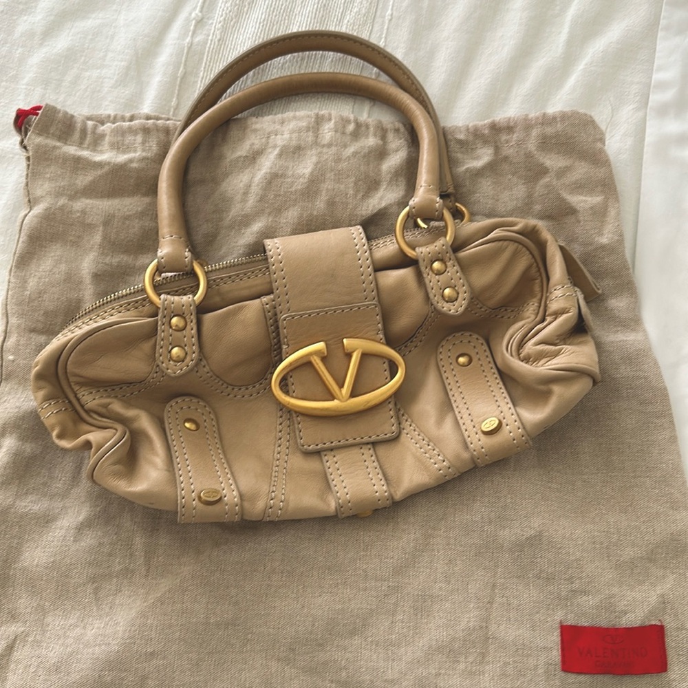 Valentino light brown bag